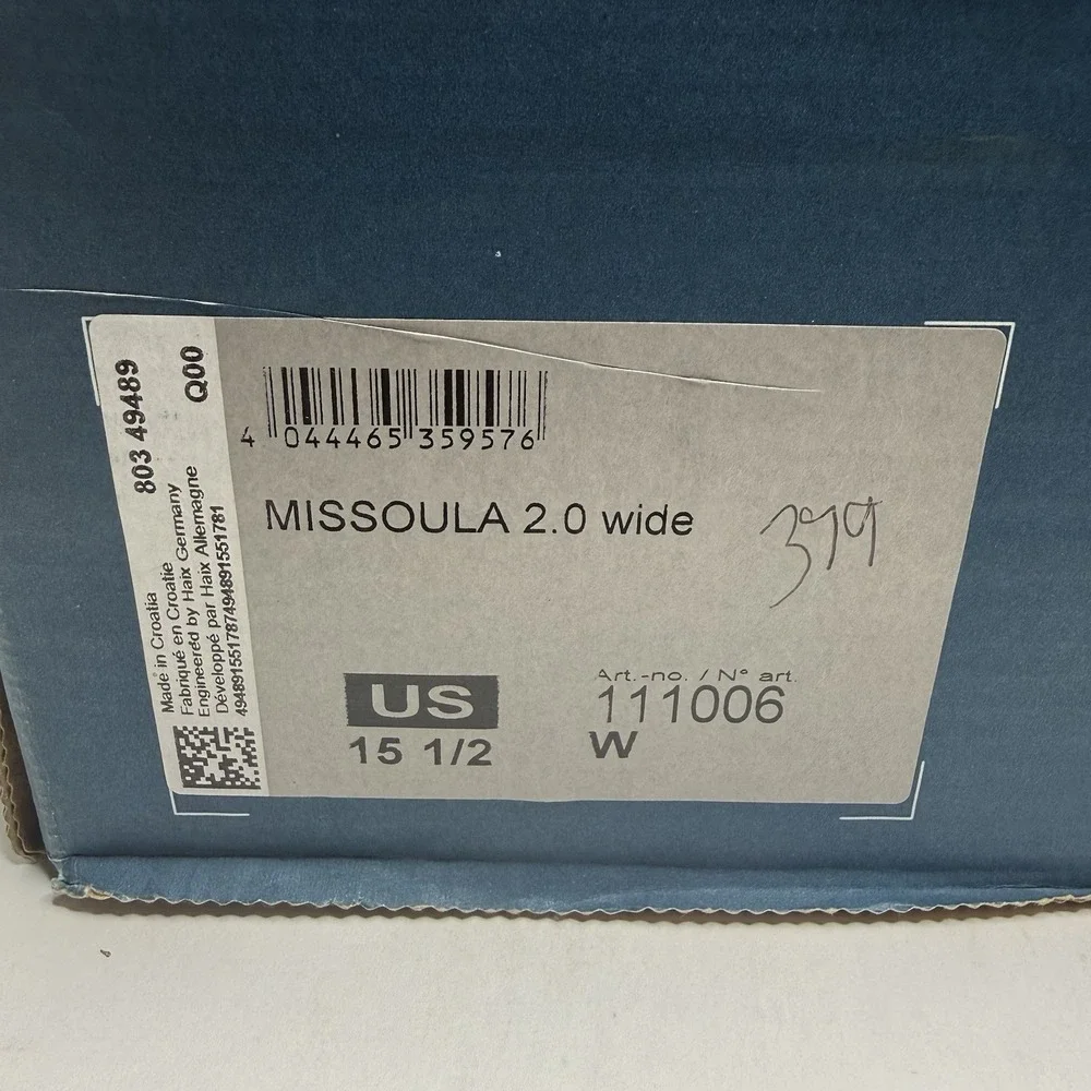 HAIX Missoula 2.0 Wildland Fire Boots Men 15.5 Wide 111006 DAMAGED Repair Needed